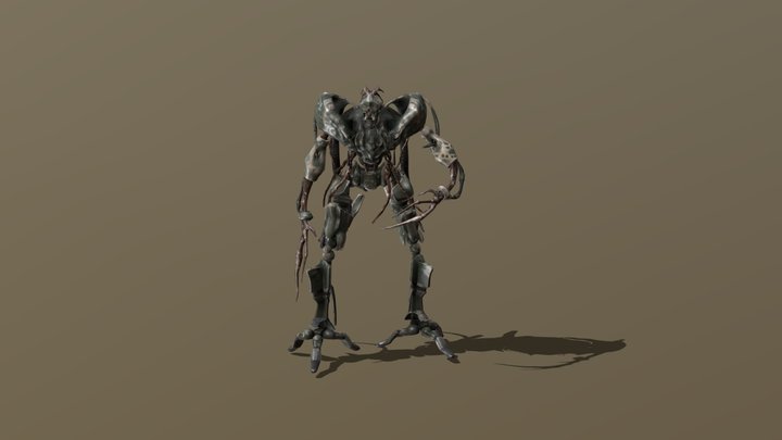 Alien Octopus 3D Model