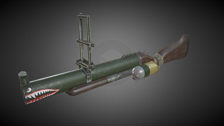 M79 Grenade Launcher 3D Model