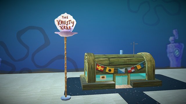 The Krusty Krab ( Crustaceo crujiente ) 3D Model