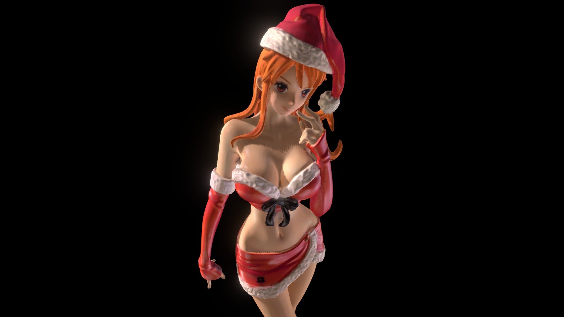 Nami Christmas 3D model by AKIN (artaru0660) [a05c4b8] Sketchfab