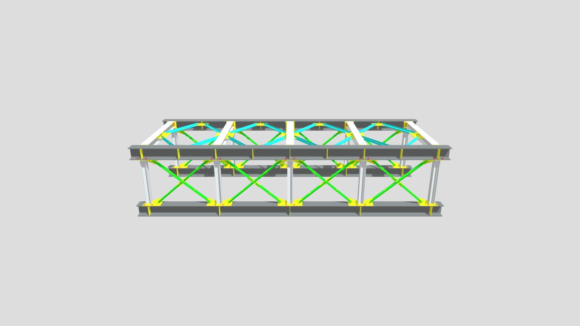 U-Shaped Steel Structure - 3D model by Ben.NK [a05c638] - Sketchfab