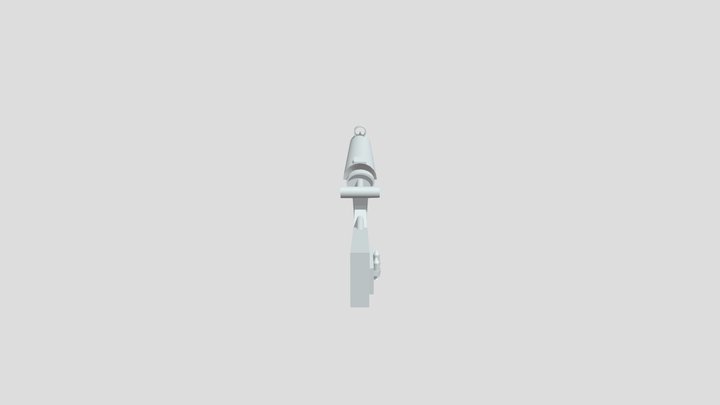 early design  Rocket Gun Fbx 3D Model