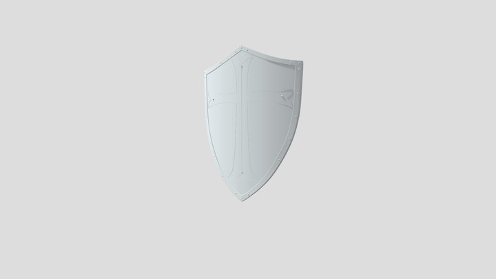 Knight Shield 3D Model