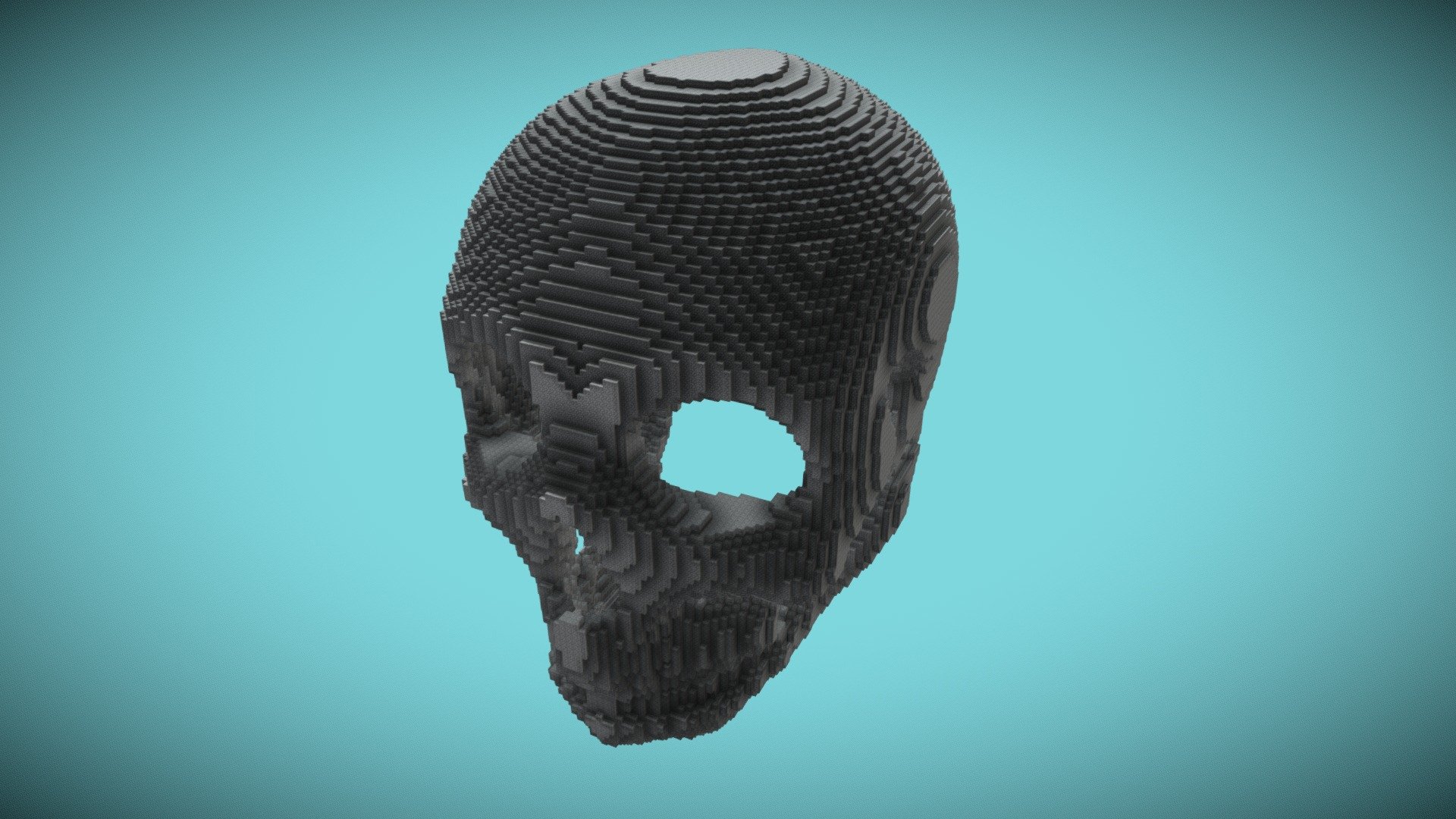 Human Skull 37x50x48 [MC]