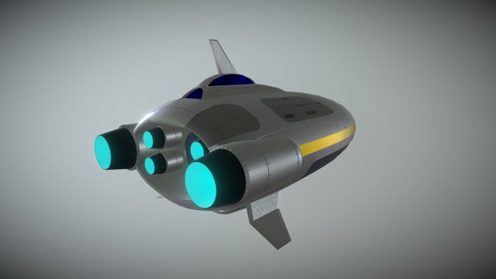 BaseShip 3D Model