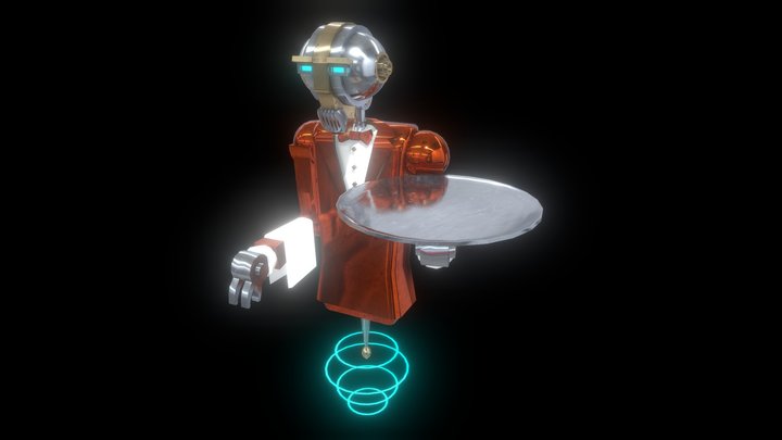 Lounge Bot 3D Model