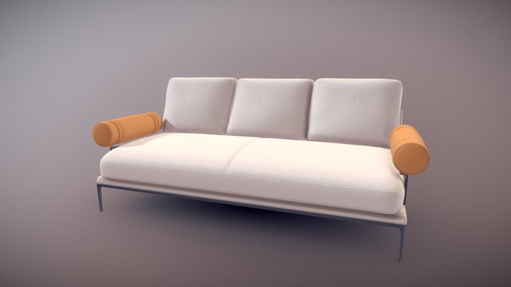 BNB Atoll Soft Sofa 3D Model