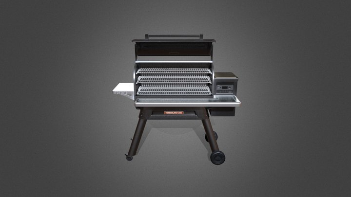 BBQ Grill Machine 3D Model