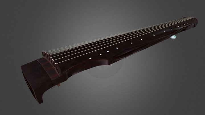 20210321古琴 3D Model
