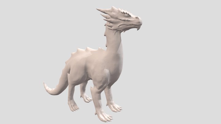 Dragon Full Body 3D Model