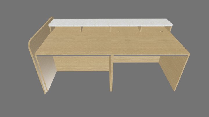 카운터2163-1100-950 3D Model