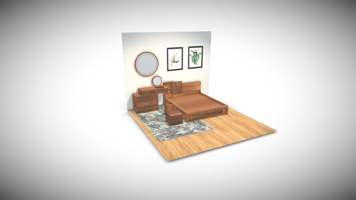 Bedroom Sample.001 3D Model