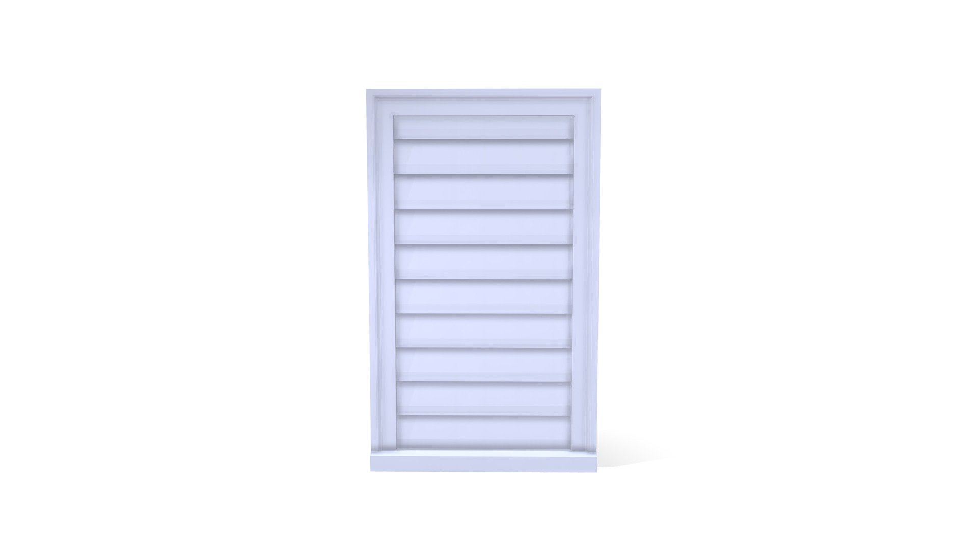 EXTERIOR ACCENTS - LOUVERS - LV-RECT — Sketchfab embed 3D viewer