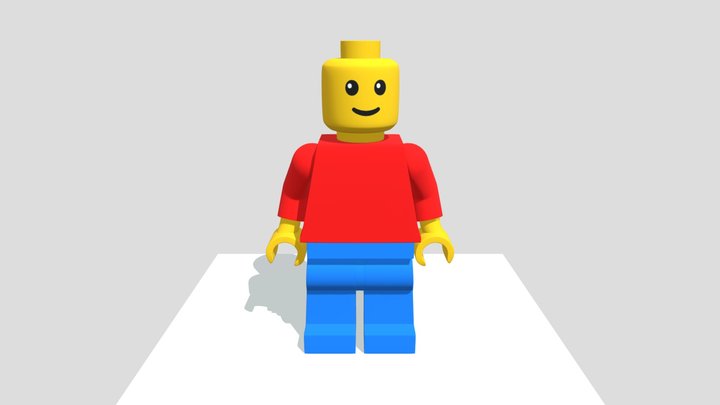Lego minifigure 3D Model