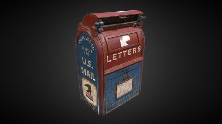 Mailbox Texture Practice 3D Model