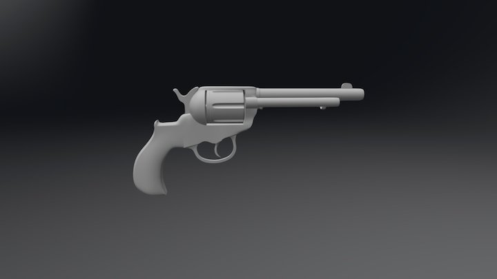Colt Lightning 1877 3D Model