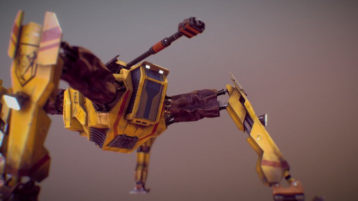 ACP Re-purposed Construction Mech 3D Model