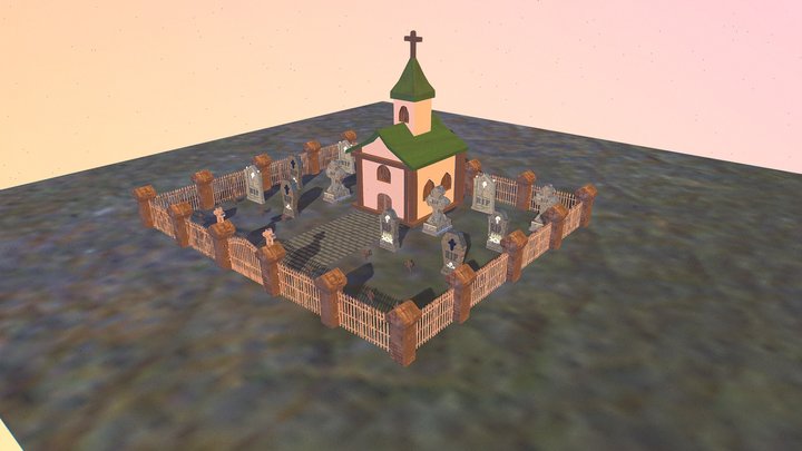 Cementerio Mevieval 3D Model
