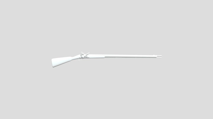 Musket 3D Model
