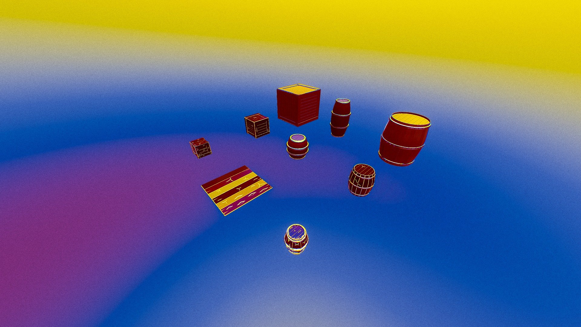Barrels Crates And Boards