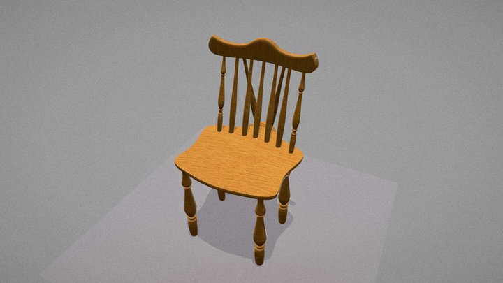 Simple Chair 3D Model