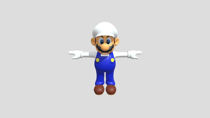Cgi (1996) Mario Model 3D Model