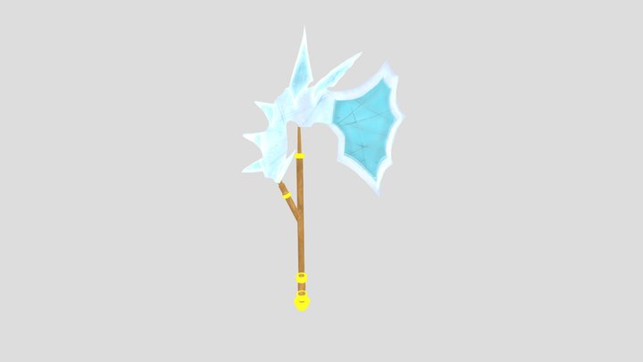 Ice Axe (kingdom hearts style) 3D Model
