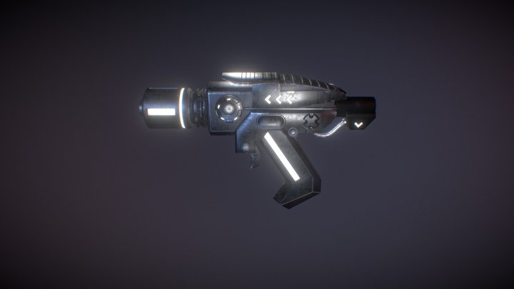 SciFi Pistol/Blaster 3D Model