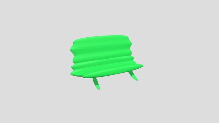 kursi hijau yusnita ibrahim 1 3D Model