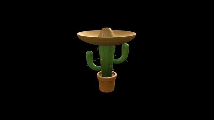 Cool Cactus 3D Model