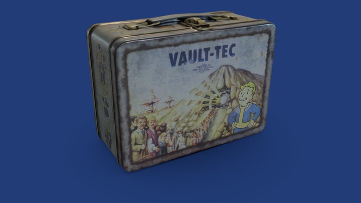 Fallout Vault-Tec LunchBox 3D Model