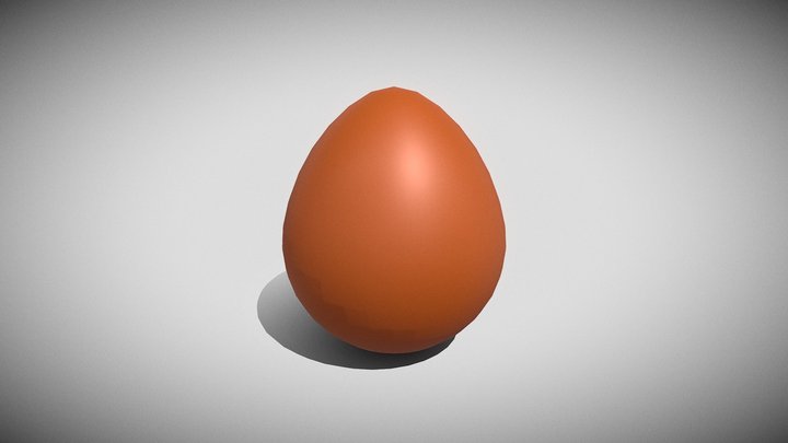 Egg Model 3D Model