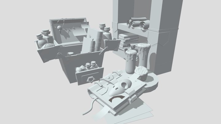 Witchbox_4_3 3D Model