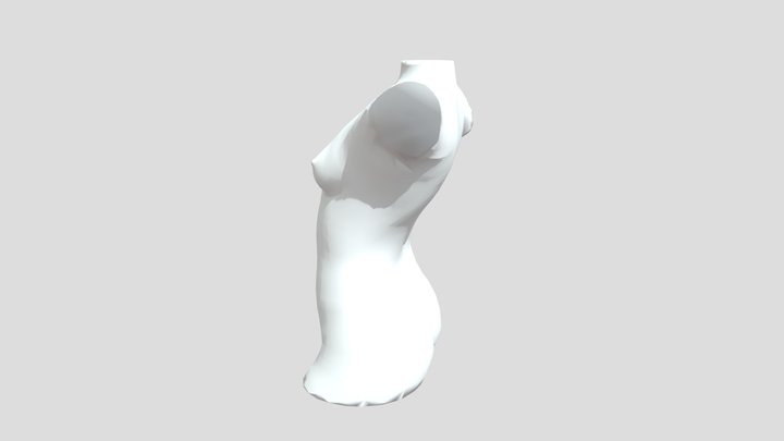 menade digitale busto 3D Model