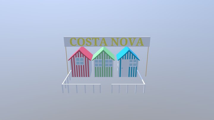 Costa Nova - Aveiro 3D Model