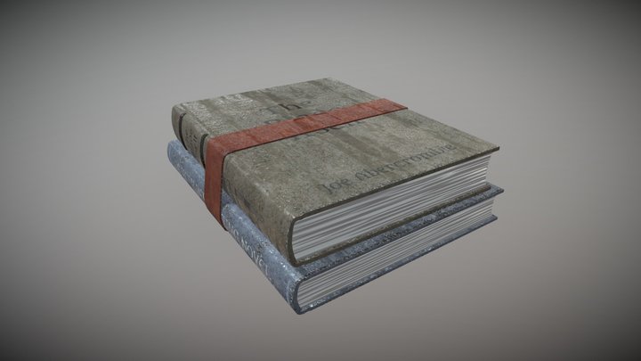 BoundBooks Texture 3D Model