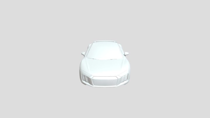 unlock audi r8 3D Model
