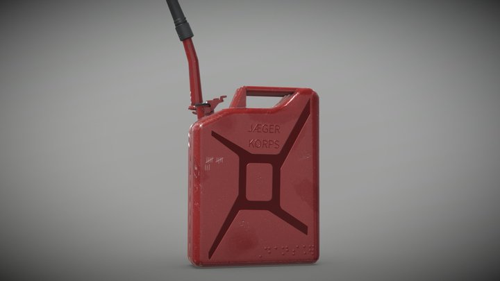 Gas Can 3D Model