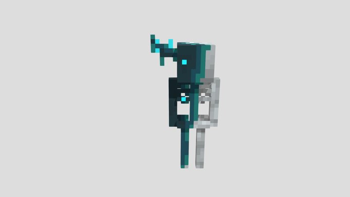 Sculked skeleton 3D Model