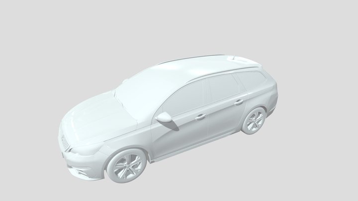 Peugeot 308 SW 2019 3D Model