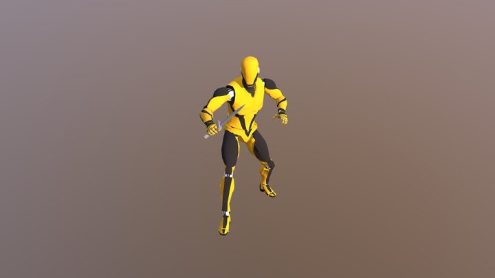 Attack Sword Weapon01 3D Model