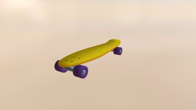 Penny Board 3D Model