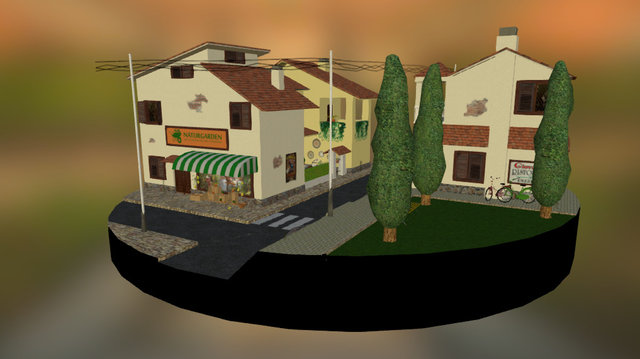 CityScene Lazio 3D Model