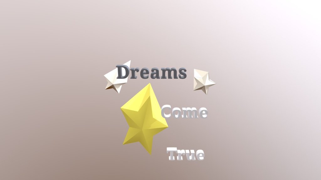 Dreams Come True 3D model by Anubisisbunagirl1 [a0747ca] Sketchfab