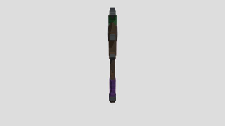 sea ​​pirate rudder 3D Model