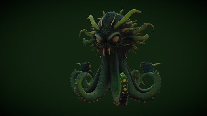 Elder Cthulhu Spawn 3D Model