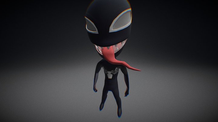 Venom animacion stand loop 3D Model