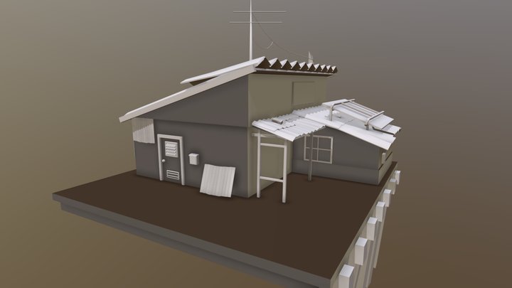Forest Loner - House model 3D Model