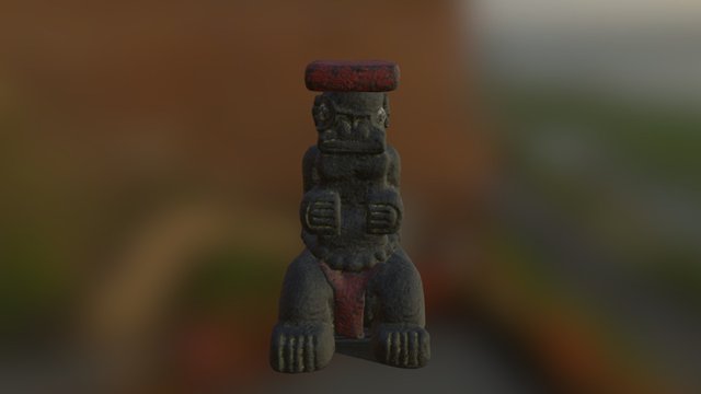 Polynesian Idol 3D Model