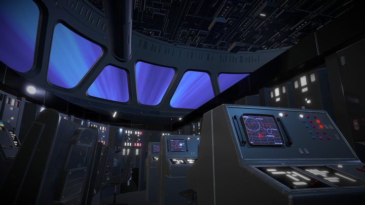 Stardestroyer Bridge | Starwars 3D Model